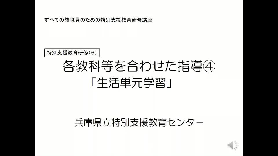 各教科等を合わせた指導④