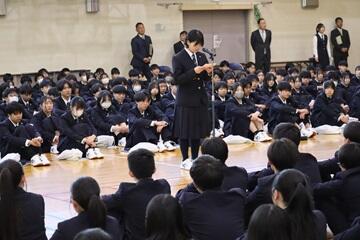 新入生代表挨拶
