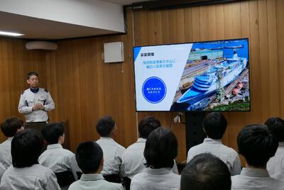 JMUアムテックで会社概要説明を受けました