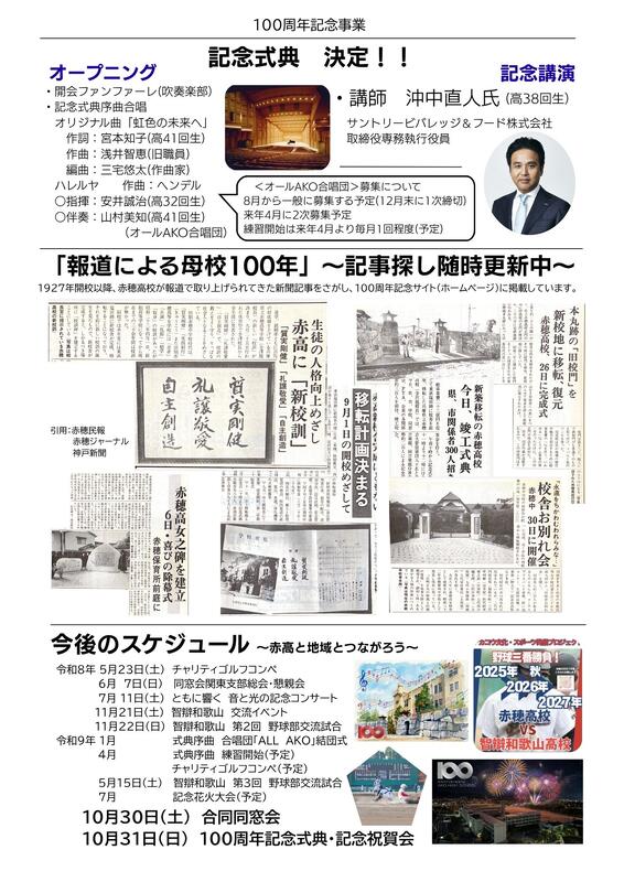 同窓会だより2号3P