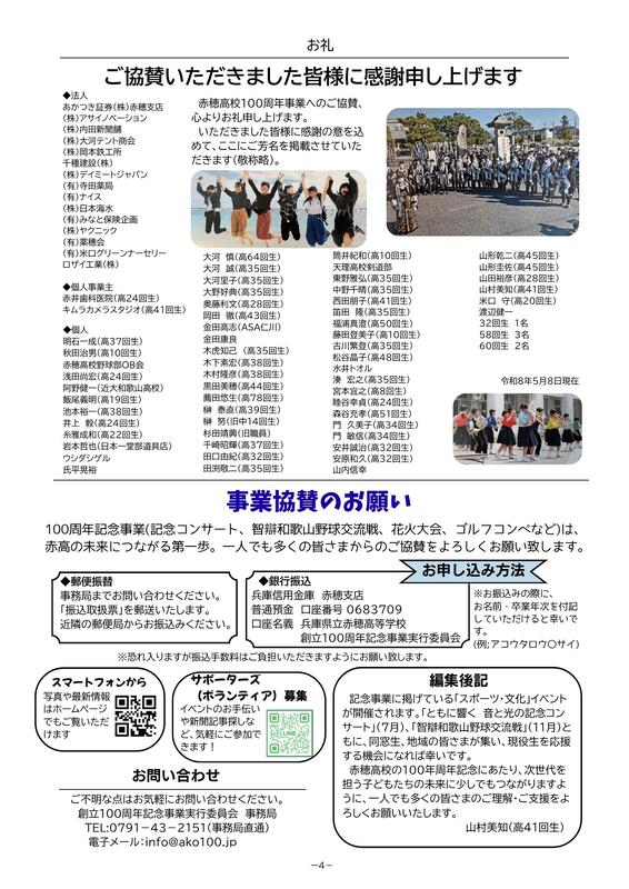 同窓会だより2号4P
