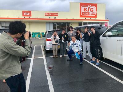 民家の方と一緒