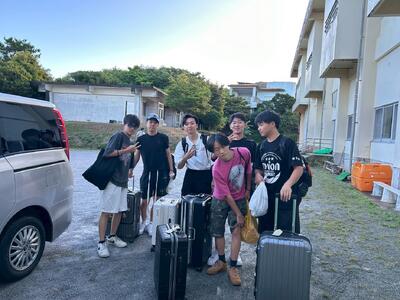 民家さんから帰ってきた生徒たち