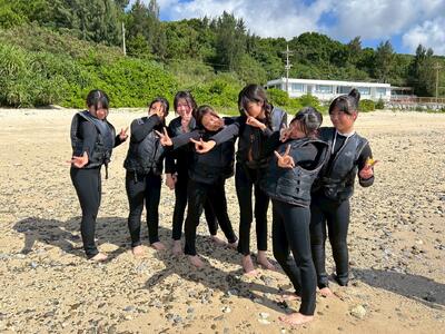 バナナボート前