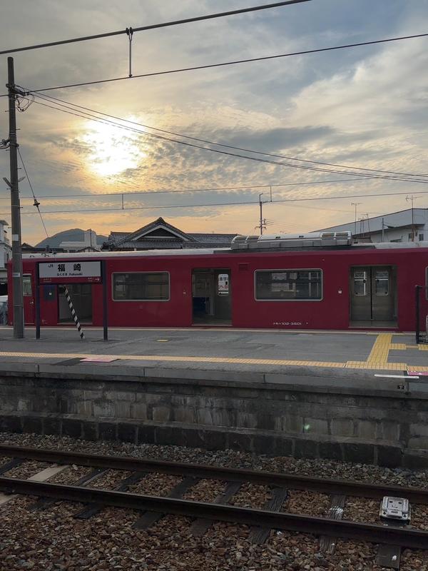 夕暮れの福崎駅