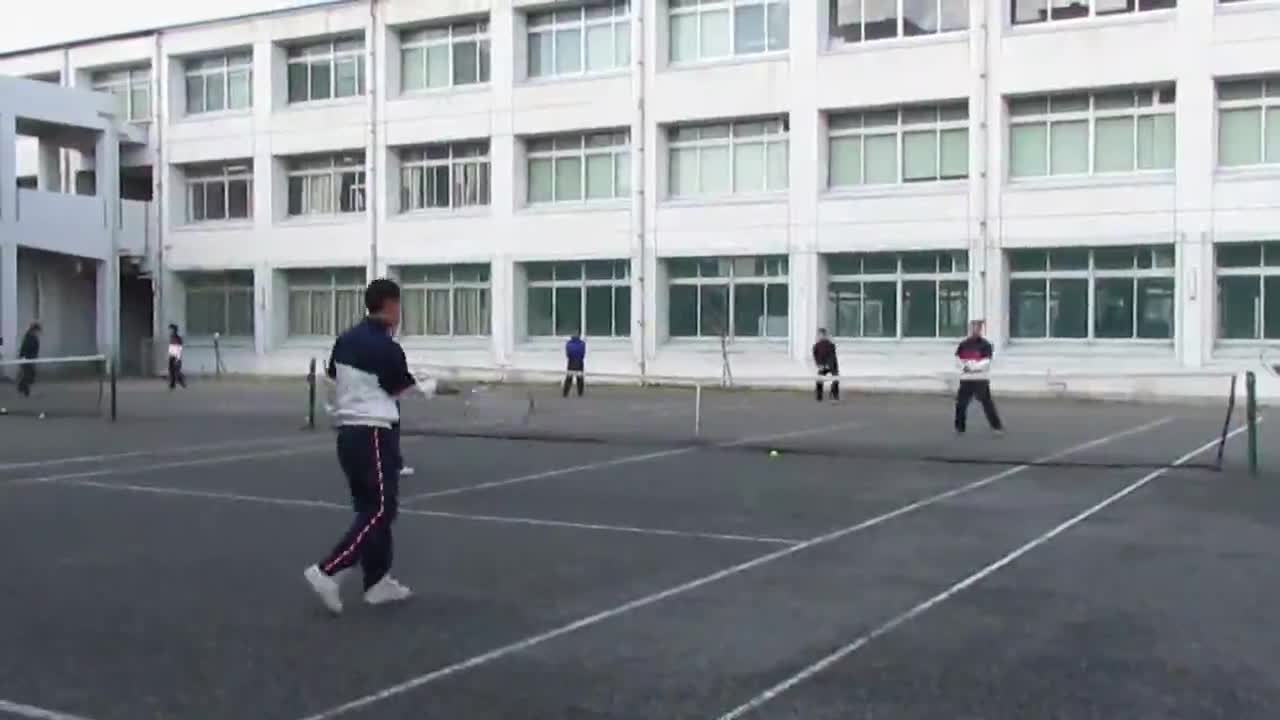 交流及び共同学習　体育（テニス）