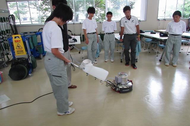 ポリッシャーの練習