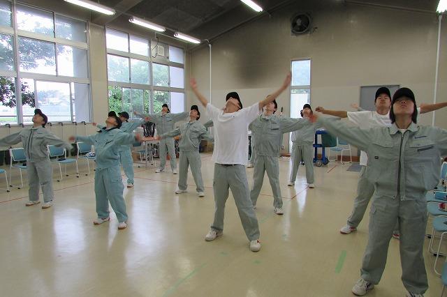 ラジオ体操の写真 ラジオ体操の写真