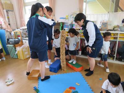 姫路商業,ふれあい育児体験,しげる幼稚園,姫商