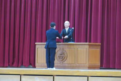 姫路商業,部活動,表彰伝達,終業式,全国選抜