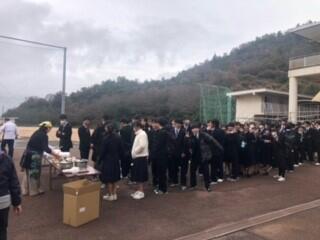 姫路商業,防災ベンチ,防災かまど,炊き出し,地域防災