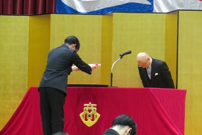 姫路商業，卒業式