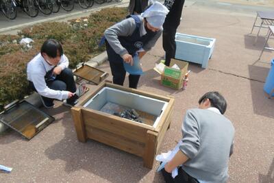 姫路商業,炊き出し,防災,地域交流