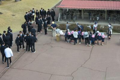 姫路商業,炊き出し,防災,地域交流