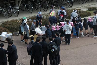 姫路商業,炊き出し,防災,地域交流