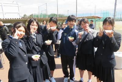 姫路商業,炊き出し,防災,地域交流