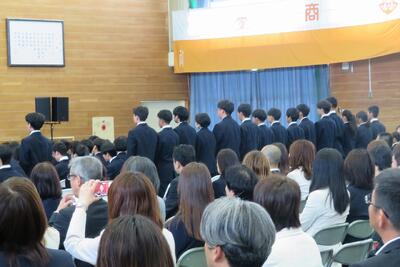 姫路商業,入学式