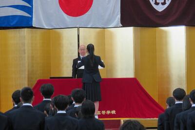 姫路商業,入学式