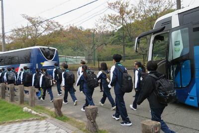 姫路商業,１年生,校外学習,神戸,六甲山