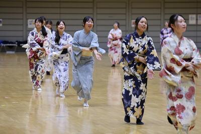 姫路商業,体育大会,姫商音頭,ハイライト,浴衣,ウィンク体育館,梅岡株式会社（振袖専門店えどしるふ）