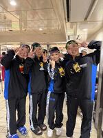 女子4継、決勝直前の招集所にて