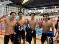 男子４継決勝直後！おめでとう！！