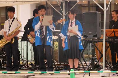 姫路商業,販売実習,イベント,姫路駅北にぎわい広場