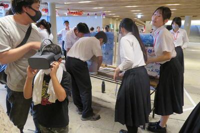 姫路商業,販売実習,姫路駅,探究