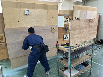 ものづくり競技大会の練習