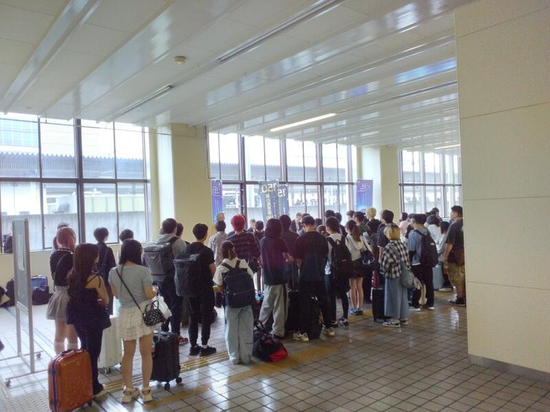 姫路駅出発式