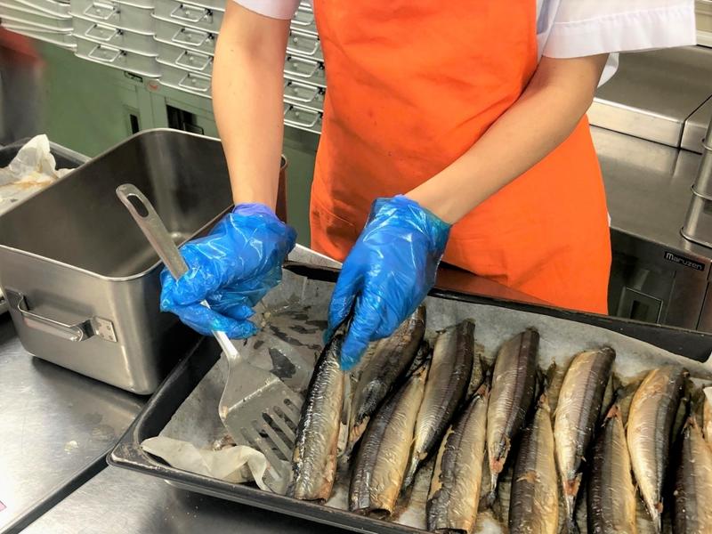 給食室 - 兵庫県立姫路しらさぎ特別支援学校