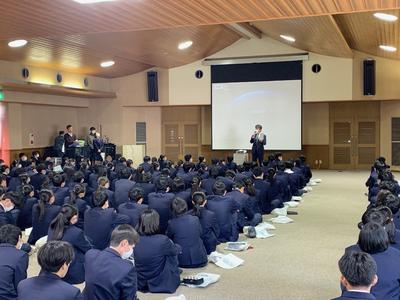本日４限目に結団式をしました。