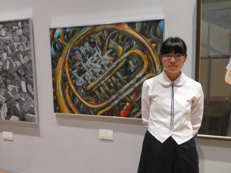 作品と制作者の有田さん