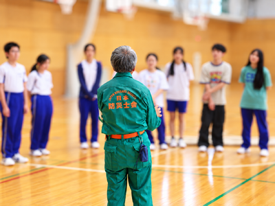 防災教育出前講座の様子