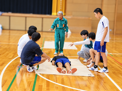 防災教育出前講座の様子