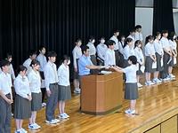 生徒会認証式②
