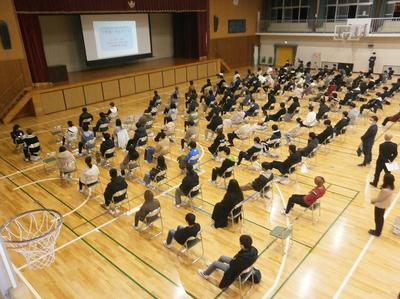 錦城高校2学期終業式