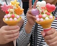 ３０分並んで買った宮島アイス