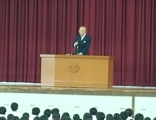 1学期終業式学校長挨拶