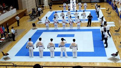 男子団体組手