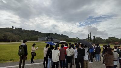 平和記念公園にて