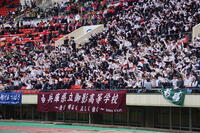 熱い声援
