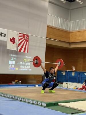 スナッチ76kg成功