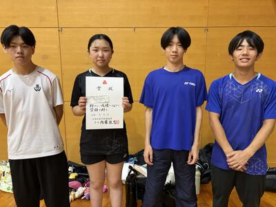 個人戦に出場した４名