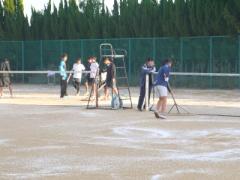 にがり撒き にがり撒き