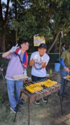 焼きトウモロコシはじめました