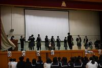 吹奏楽部による歓迎演奏