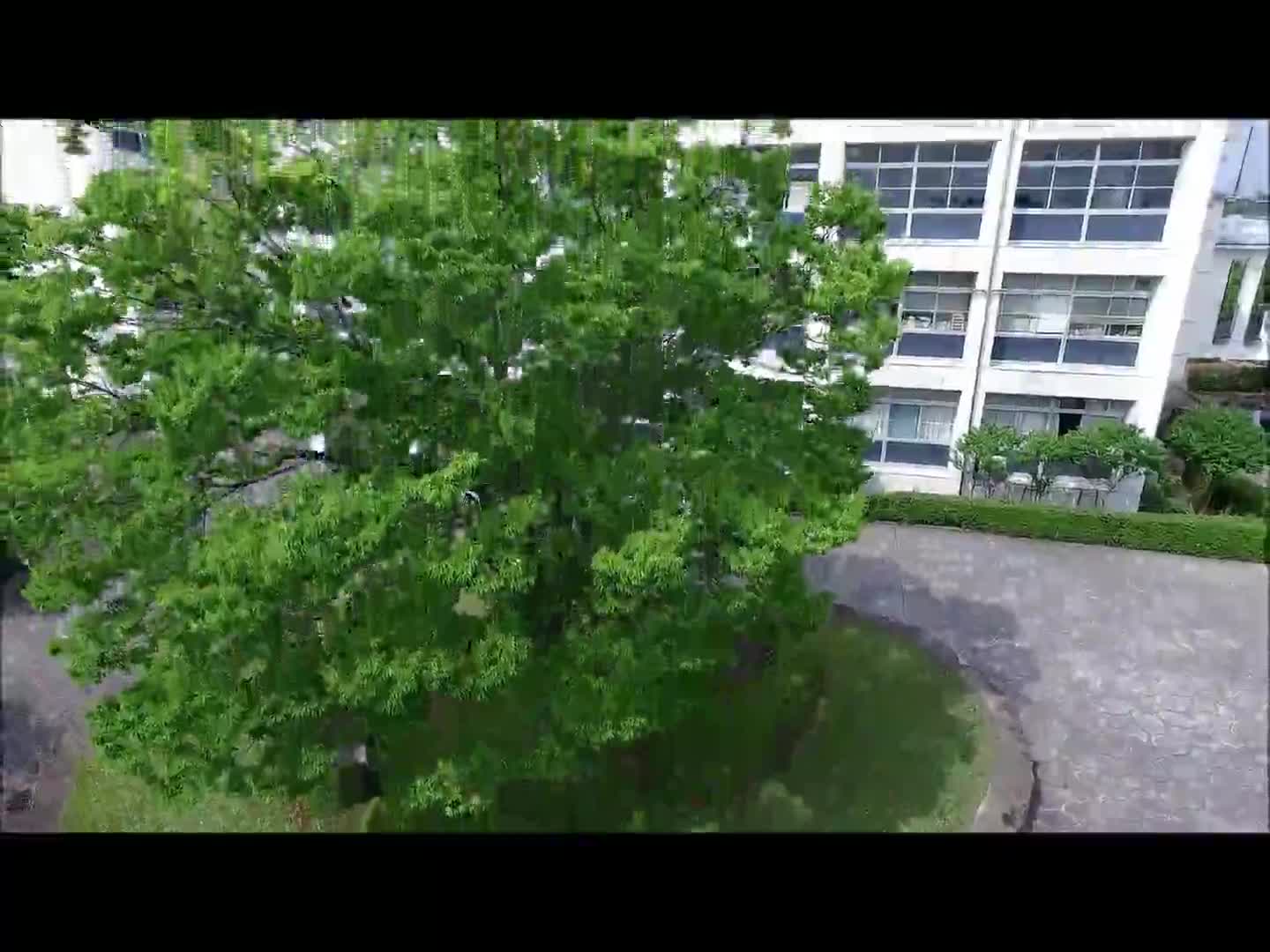 ドローンで撮影した学校紹介ビデオ